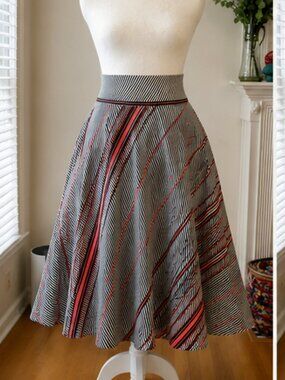JIBRI Missoni Deadstock Textured Swing Midi Skirt Plus Size 18 20